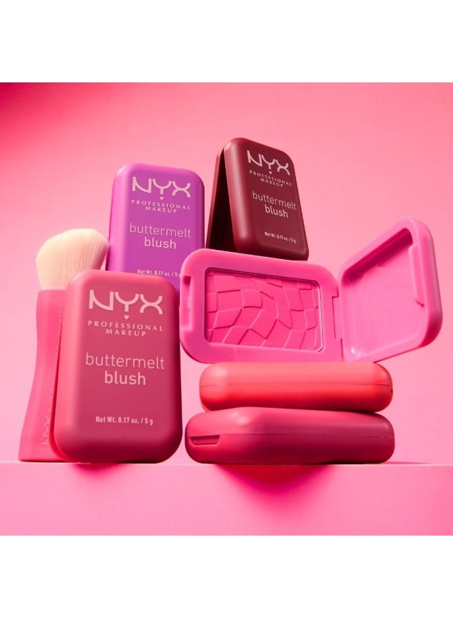 NYX PROFESSIONAL MAKEUP NYX Buttermelt Blush, 11 - Butta Than Before - Image 3